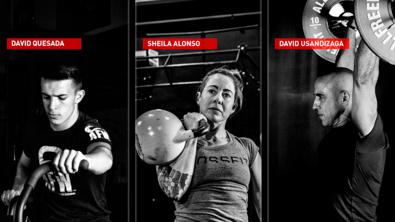 Atletas equipo CrossTraining AllFreeWeight