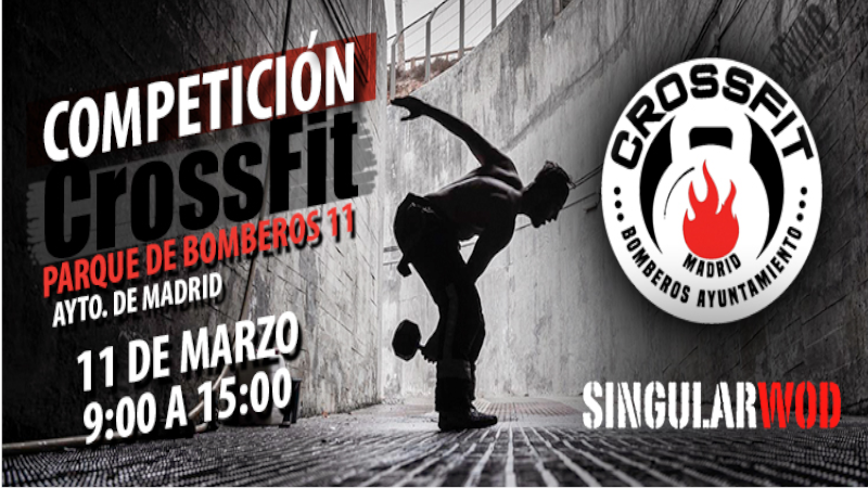 Poster Crossfit Singular Bomberos