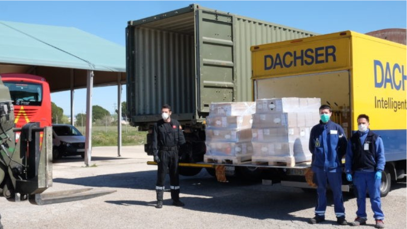 Entrega de material sanitario de Altafit