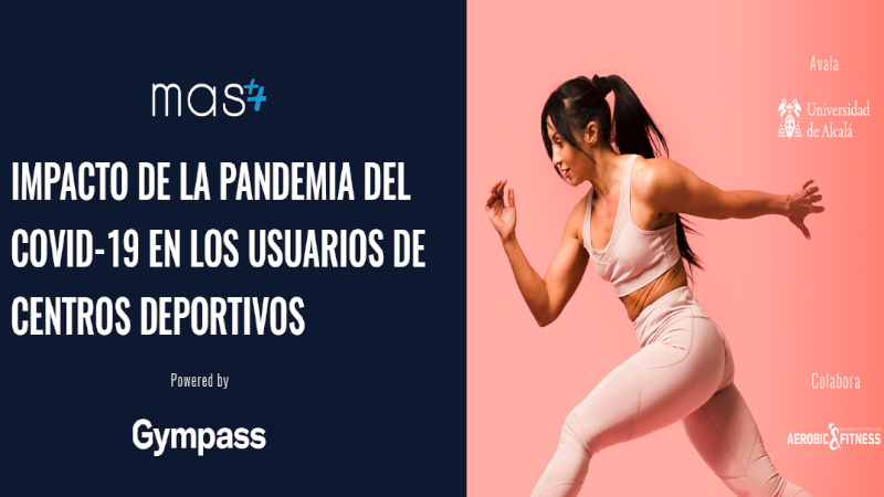 Póster del Estudio de Impacto en los usuarios de MAS, Gympass y la Universidad de Alcalá