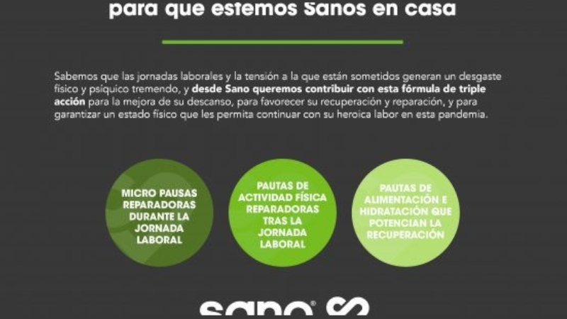 Póster Consejos saludables Sano Center