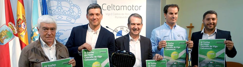 El Trofeo de Pádel Concello de Vigo Celtamotor, que se celebrará en centros de Máis que Auga, espera batir records