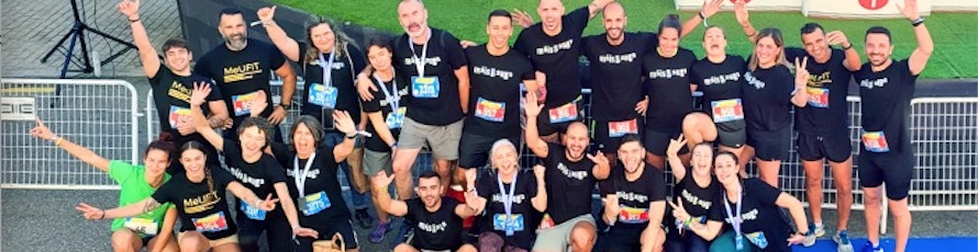 Máis que Auga y MeuFit, volcadas con la primera Carrera de Empresas Galicia 2023 a favor de Bicos de Papel