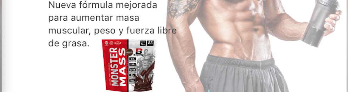 Beverly Nutrition presenta Monster Mass: la solución definitiva en hidratos de carbono para el rendimiento atlético