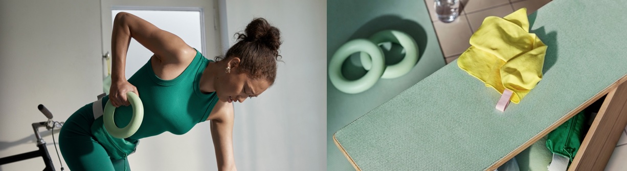 IKEA se propone hacer del hogar un lugar más activo con sus equipos de fitness DAJLIEN