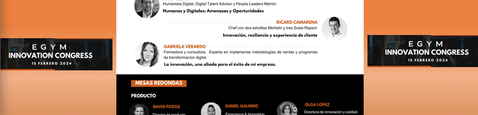 El Congreso “EGYM Innovation Congress” calienta motores