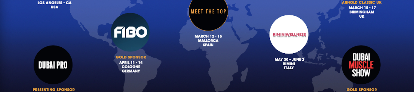 Panatta: Excelencia e innovación en primer plano en los grandes eventos del fitness y el bodybuilding de 2024