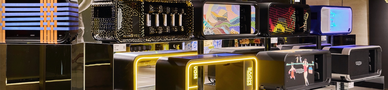 La exposición DESIGN TO MOVE celebra los 40 años de TECHNOGYM con 40 creaciones únicas de 40 diseñadores
