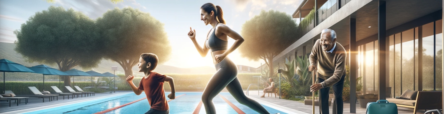 “El atleta de longevidad”: El papel de los gimnasios y las piscinas en la era digital promoviendo la longevidad desde la infancia