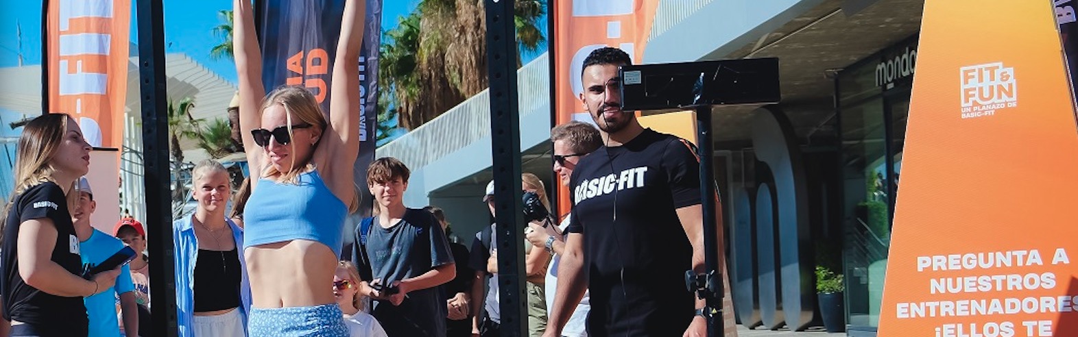 Basic-Fit saca el gimnasio al aire libre e invita a 300 personas a ‘potenciar su actitud’ con Patricia Conde como invitada especial