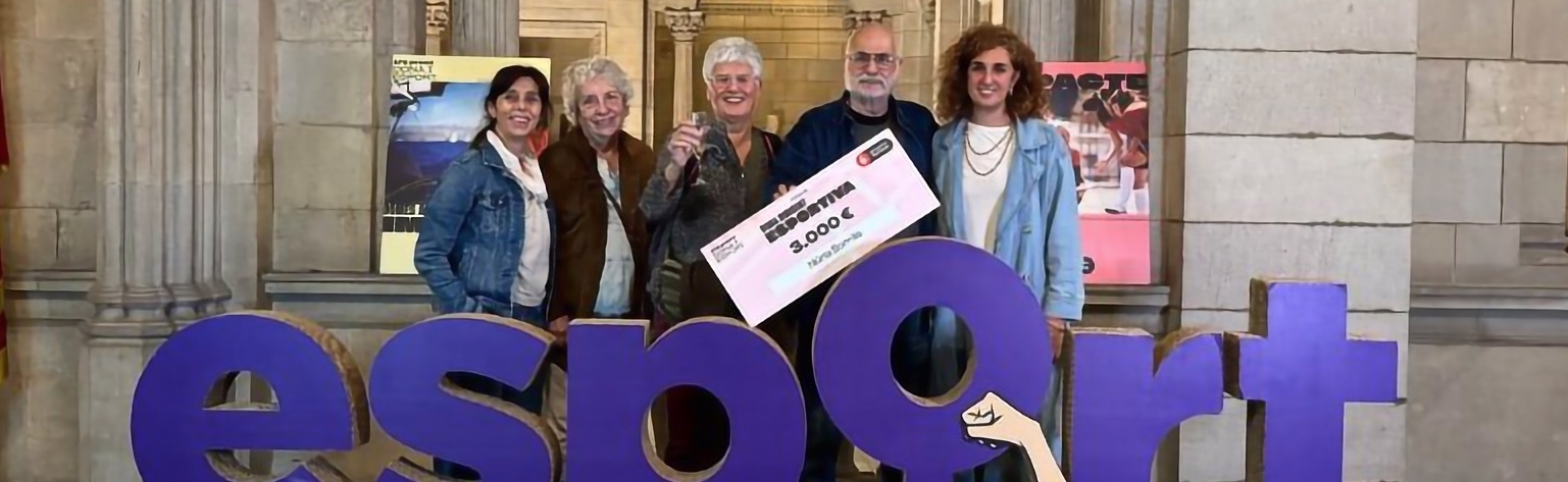 Núria Borràs, de Fundació Claror, recibe el premio “Dona I Esport” del Ayuntamiento de Barcelona