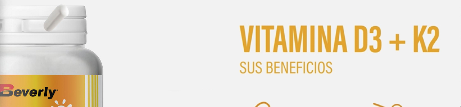 En su compromiso por ofrecer soluciones que marquen una diferencia significativa en la salud, Beverly Nutrition presenta un suplemento de Vitamina D3 y K2, diseñado para proporcionar un apoyo integral a la salud ósea, cardiovascular e inmunológica. Esta fórmula de alta potencia combina 4000 IU de Vitamina D3, la forma más activa y biodisponible de esta vitamina, junto con 100 µg de Vitamina K2 (MK-7), reconocida por su eficacia y estabilidad en el organismo.