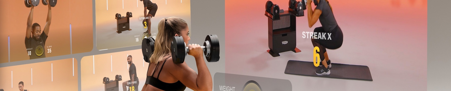 Technogym connected dumbbells, 12 mancuernas en 1, la nueva solución inteligente de la marca