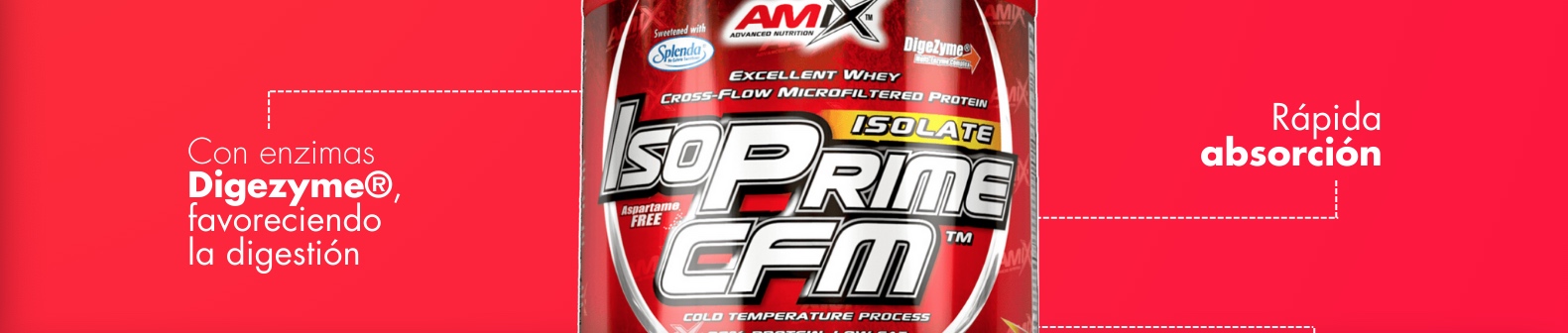 ISOPRIME CFM® de AMIX: La Proteína de Máxima Calidad para Deportistas Exigentes