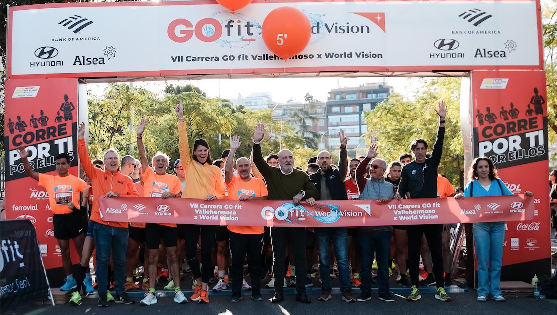 Madrid acoge la VII carrera GO fit x World Vision: correr por el acceso universal al agua
