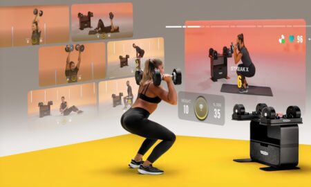 Technogym Connected Dumbbells: 12 mancuernas en 1, la nueva solución inteligente de la marca