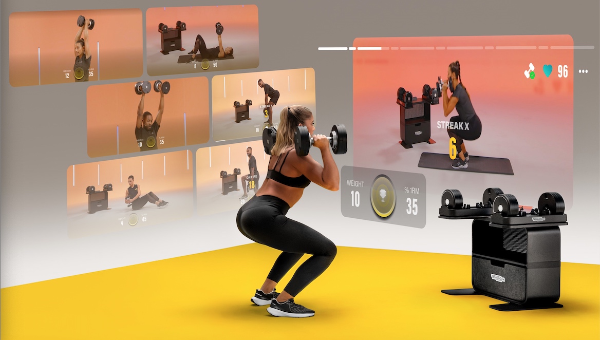Technogym Connected Dumbbells: 12 mancuernas en 1, la nueva solución inteligente de la marca