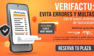 El sector fitness se prepara para VERI*FACTU: MPG organiza un webinar gratuito con Deporweb