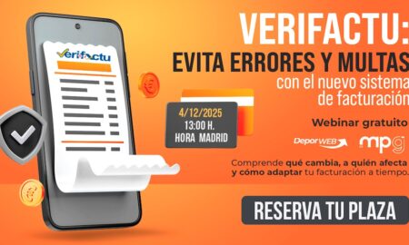 El sector fitness se prepara para VERI*FACTU: MPG organiza un webinar gratuito con Deporweb