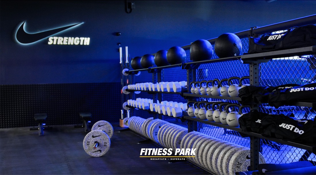 Fitness Park integra el equipamiento de referencia de Nike Strength