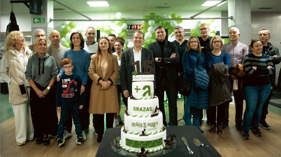 Máis que Auga Coia celebró su 15º aniversario con un emotivo reconocimiento a las personas abonadas más fieles