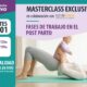 Masterclass Online Post Parto Activo “Las Fases de trabajo en el Post Parto” junto a sector fitness