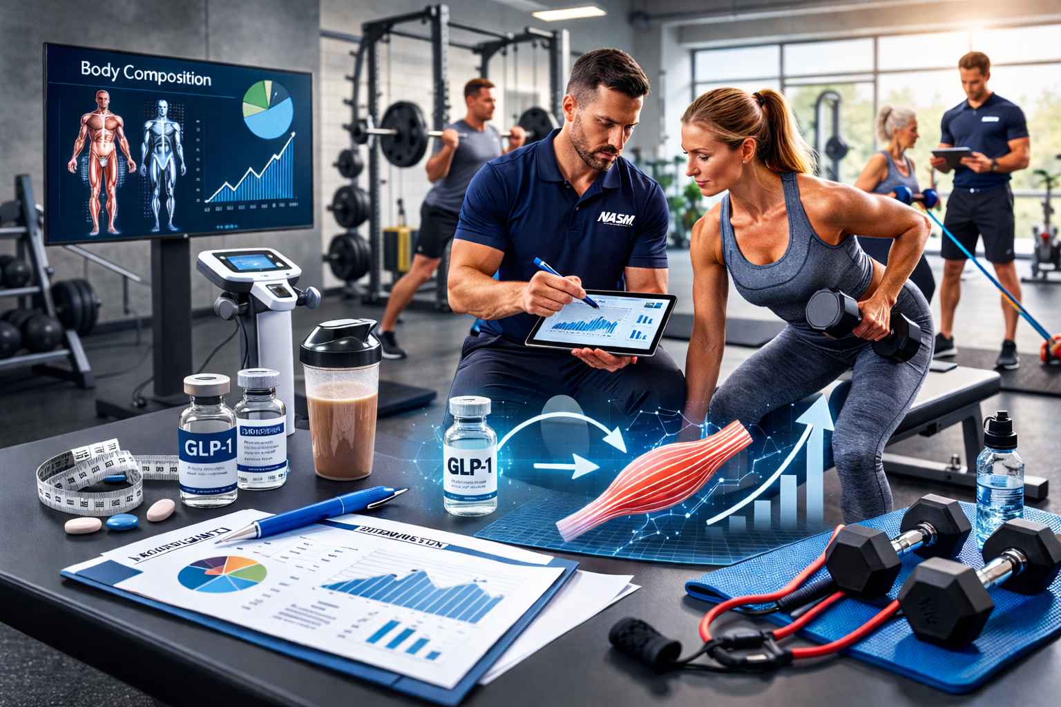 La NASM profesionaliza el fitness clínico: el entrenamiento de fuerza como soporte imprescindible frente a los fármacos GLP-1