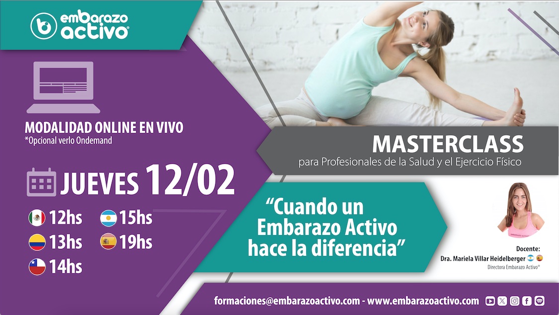 Masterclass online: Cuando un Embarazo Activo hace la diferencia