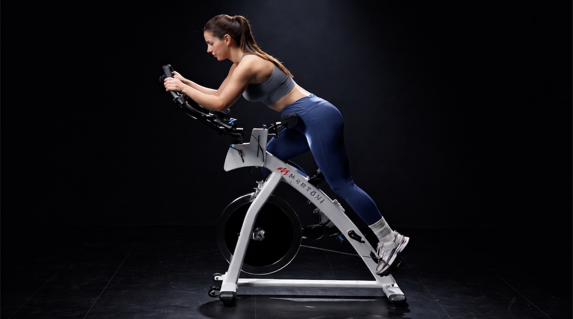 Una bicicleta estática sin sillín irrumpe en el radar del equipamiento fitness