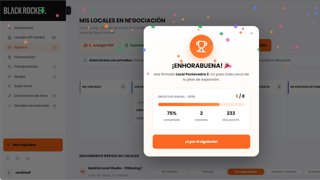 Black Rocket lanza el primer CRM de expansión para cadenas de gimnasios en España
