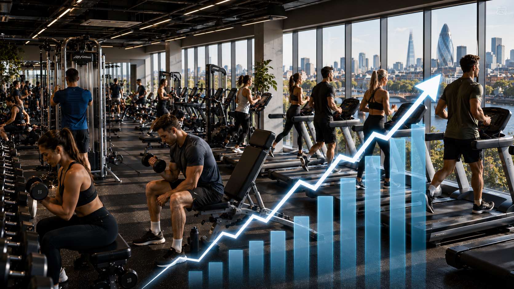 España ya se acerca al Reino Unido en tasa de penetración mientras el fitness británico bate récords