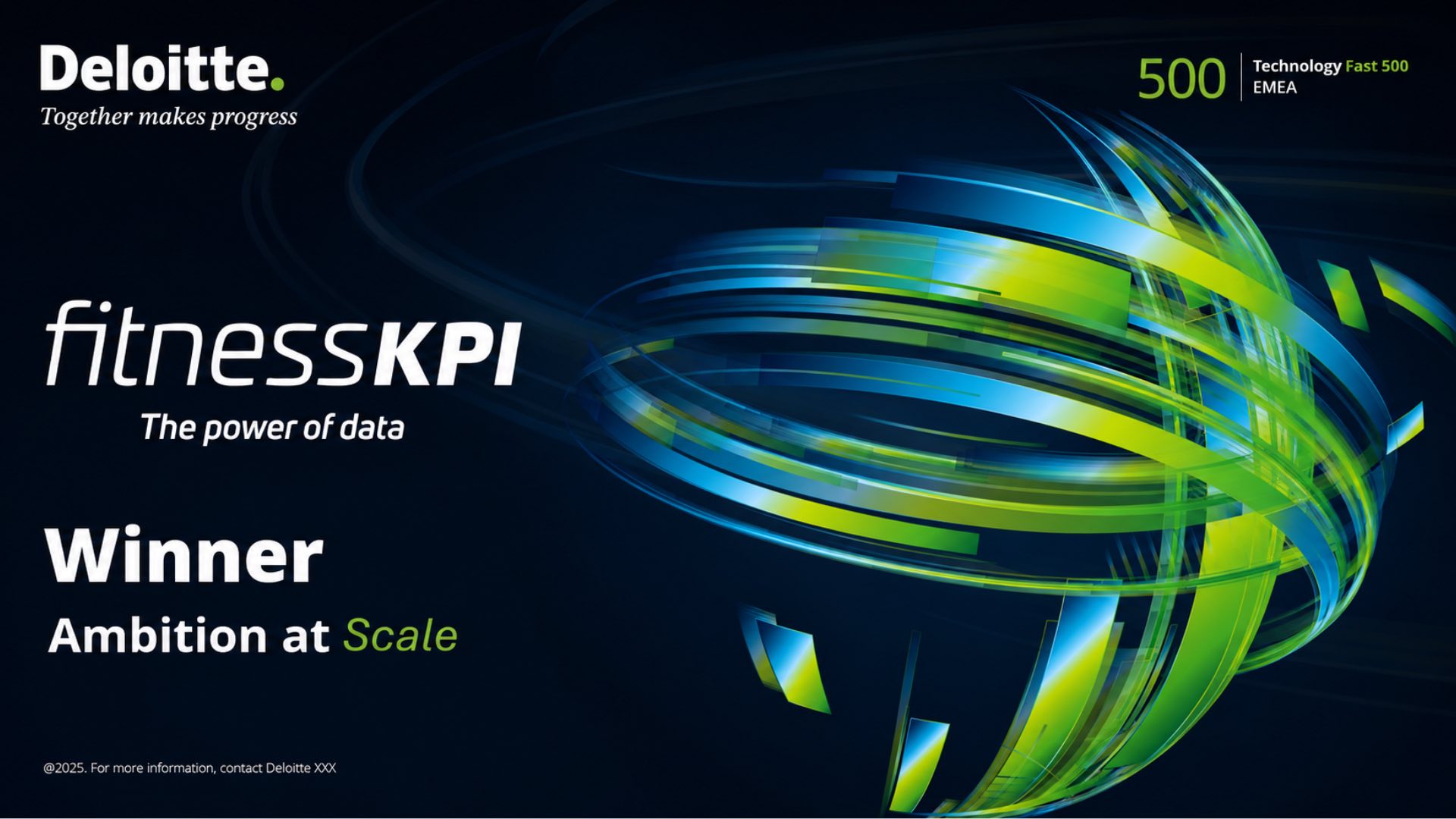FitnessKPI entra en el Deloitte EMEA Technology Fast 500, el ranking de las 500 empresas tecnológicas de mayor crecimiento de Europa, Oriente Medio y África