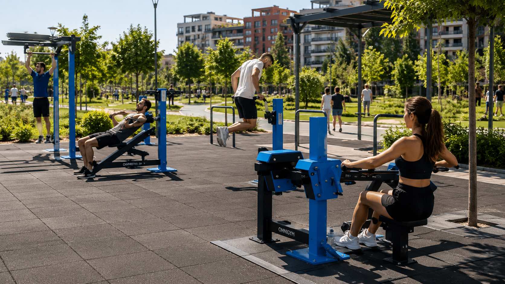 Los gimnasios al aire libre ganan protagonismo en las políticas municipales de salud