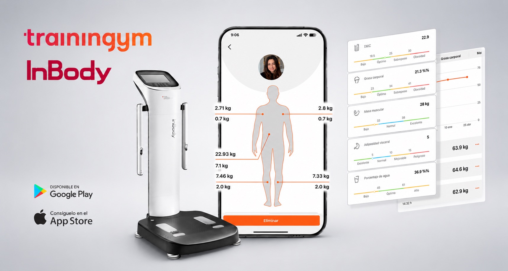 InBody amplía su integración con Trainingym en España con el análisis corporal para gimnasios y centros fitness