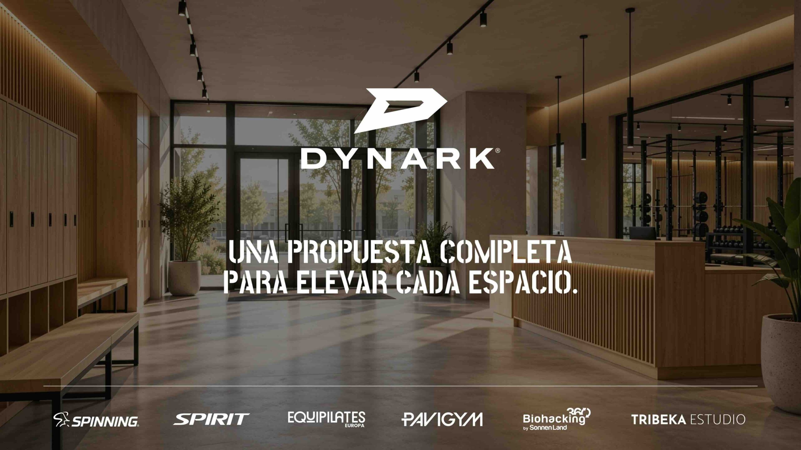 Ocho áreas y seis marcas se unen en una propuesta integral para gimnasios de la mano de DYNARK